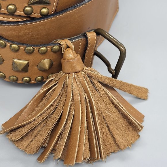 Escada Studded Leather Belt main image 10